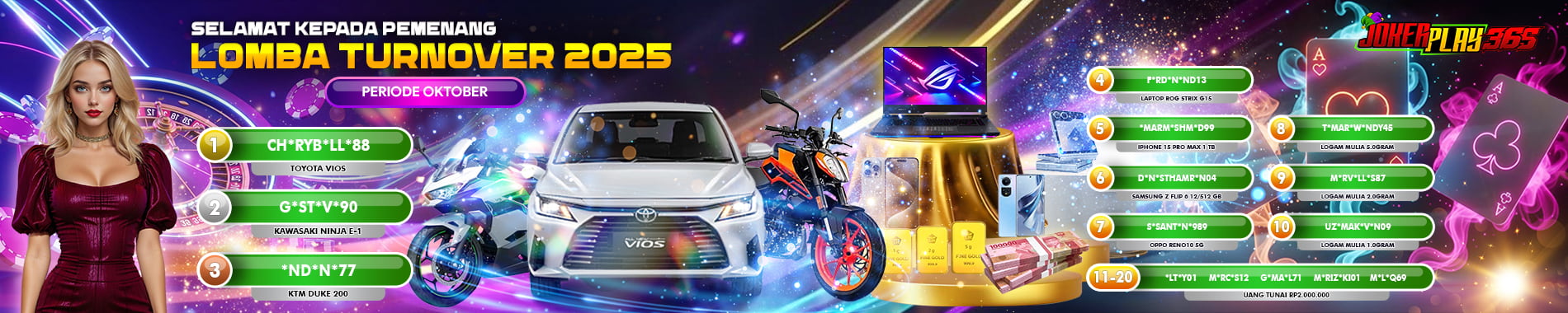 EVENT LOMBA TURNOVER